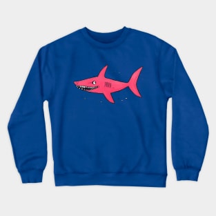 Cute Pink Shark Crewneck Sweatshirt